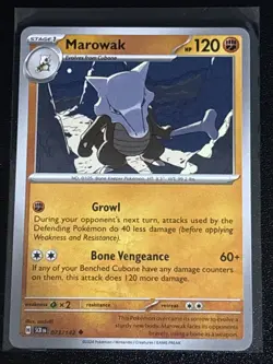Pokemon TCG Cubone/Marowak 4 Card Lot - Image 4