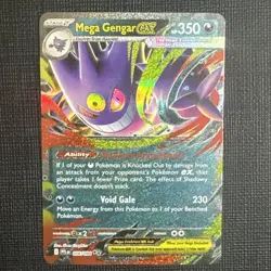 Mega Gengar ex 056/094 Double Rare Phantasmal Flames Pokemon Near Mint - Image 1