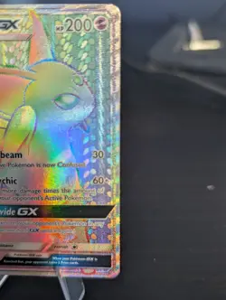 Pokemon Espeon GX 152/149 TCG Sun & Moon Rainbow Secret Rare Card NM - Image 3