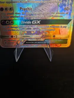Pokemon Espeon GX 152/149 TCG Sun & Moon Rainbow Secret Rare Card NM - Image 4