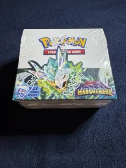 Pokemon TCG Scarlet & Violet - Twilight Masquerade Booster Box In Acrylic Case - Image 3