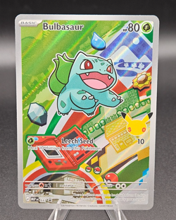 Bulbasaur 037 Promo Pokemon Card TCG First Partner Illustration Collection NM - Image 1
