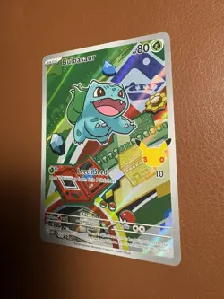Pokemon Bulbasaur 037 First Partner illustration 30th Anniversary Promo 💎NM💎 - Image 3