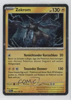 Zekrom German Pokemon Scarlet & Violet Paradox Rift PAR #066 - Image 1