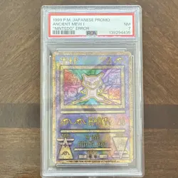 ancient mew i psa 7 pokemon tcg 1999 japanese promo nintedo error holo - Image 1