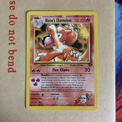 Blaines Charmeleon 31/132 - gym challenge- Non Holo Pokemon Card - NM - Image 2