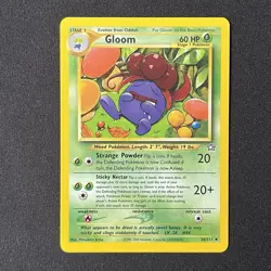 Gloom 36/111 Neo Genesis Pokemon Card - Image 2