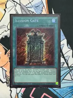 Yu-Gi-Oh Illusion Gate MZMU-EN023 Maze of Muertos 1st Edition NM Secret Rare - Image 1