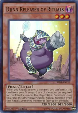 Djinn Releaser of Rituals - THSF-EN036 - Super Rare - 1st Edition - Lightly Play - Image 1