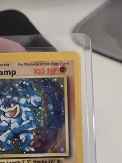 1st Edition Machamp 8/102 - 1999 WoTC Pokemon Base Set Holo Rare - Image 3