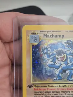 1st Edition Machamp 8/102 - 1999 WoTC Pokemon Base Set Holo Rare - Image 4