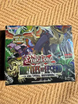 YuGiOh Battles of Legend Crystal Revenge : Booster Box of 24 Packs : 1st Edition - Image 1