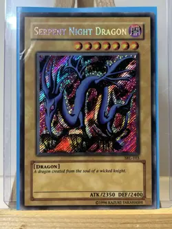 YuGiOh Serpent Night Dragon | SRL-103 | Secret Rare | Unlimited Edition | MP - Image 1