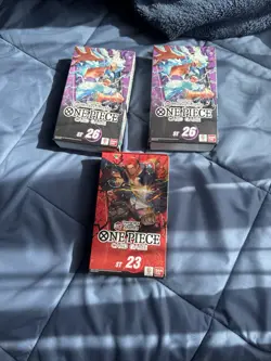 Bandai One Piece Card Game Starter Deck Lot 3: ST-26 x2 Luffy, ST-23 Shanks - Image 1