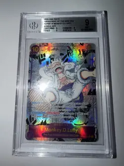 One Piece OP05 Monkey D. Luffy #119 MANGA ART (ENG) BGS 9 - Image 3