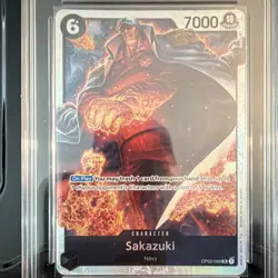 Bandai One Piece CCG Sakazuki Special OP02-099 Paramount War GMA 10 2023 - Image 2