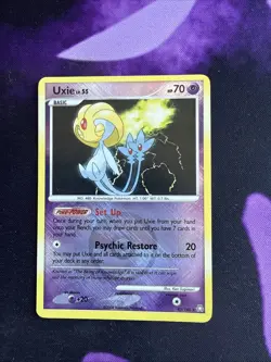 2008 Pokemon Card Legends Awakened Uxie Reverse Holo #43/146 League Promo NM - Image 1