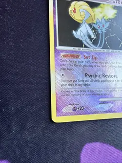 2008 Pokemon Card Legends Awakened Uxie Reverse Holo #43/146 League Promo NM - Image 5