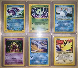 Pokemon Black Star Promo Cards LP++ (Suicune/Celebi e-Reader) - LOT of 6 - Image 1