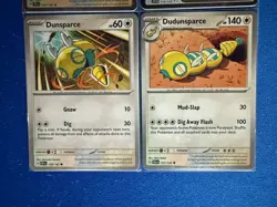 Dudunsparce EX+Dudunsparce (x2/1 Holo)+Dunsparce 4-card Pokemon lot - PWE - Image 4