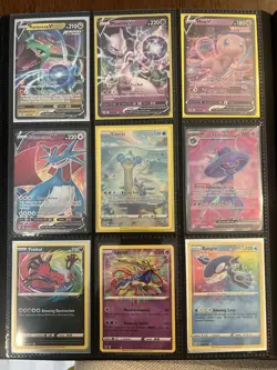 Pokemon TCG Card Lot in Binder - Holo, V, V Star, V Max, Shiny, EX, Radiant - Image 4