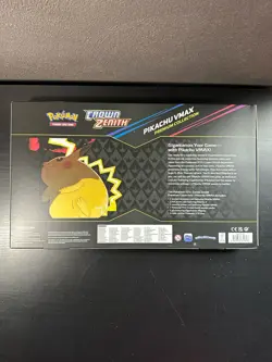 Crown Zenith Pikachu VMAX Premium Collection Box Sealed Pokemon 7 Booster Packs - Image 2