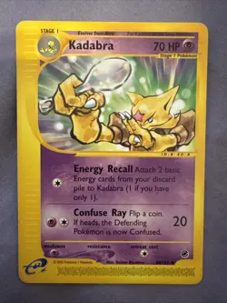 Pokemon TCG Expedition Base Set Kadabra Card Regular 84/165 - Image 2