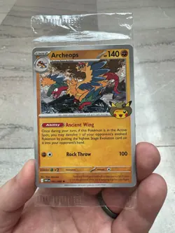 Sealed 2026 Field Fossil Museum Promotional Card Pokemon Chicago TCG Archeops - Image 1
