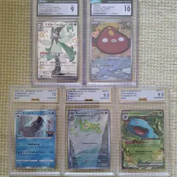 Graded Pokemon Card Lot - Image 1