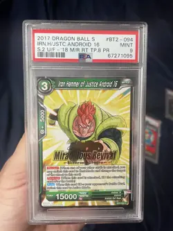 Dragon Ball Z PSA Graded Cards Bundle (6 Cards) Goku, Frieza, Android 16, Piccol - Image 4