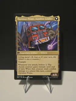 MTG Optimus Prime, Hero Autobot Leader, Transformers Card 013/015 - Image 2