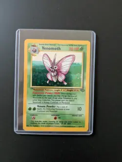 Venomoth NM Holo Rare - Vintage 29/64 English Jungle Set Pokemon Card - Image 1