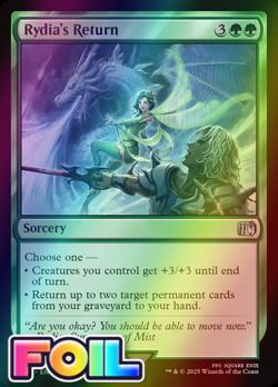 x1 Rydia's Return FOIL FIN Final Fantasy MTG 198 M/NM 1x - Image 1