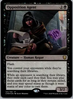 {1x} ~ Opposition Agent ~ *FOIL* LP MTG EDH Commander Legends #141 - Image 1
