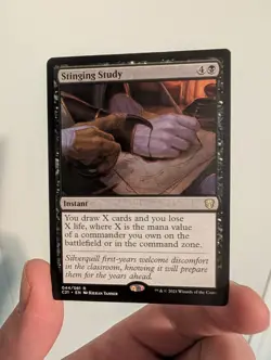 Stinging Study - FREE SHIPPING [Commander 2021] Near Mint - Image 1