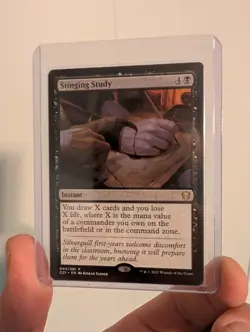 Stinging Study - FREE SHIPPING [Commander 2021] Near Mint - Image 3
