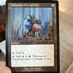 MTG Talisman of Creativity (Retro Frame) (Non-Foil) 1058 R Secret Lair NM - Image 1