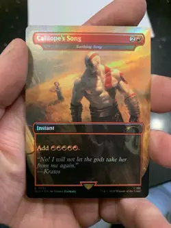 Calliope's Song (Rainbow Foil) 7051 God of War: Greek Secret Lair Drop MTG NM - Image 1
