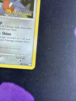 2010 Pokemon GABITE Mysterious Treasures PRERELEASE Non Holo STAMPED Card 48/123 - Image 4