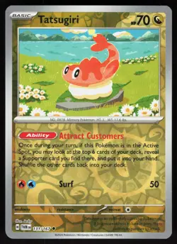 Tatsugiri 131/167 Uncommon Twilight Masquerade Pokemon Reverse Holo Near Mint - Image 1