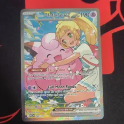 Pokemon TCG Lillie's Clefairy ex 184/159 Sv09 SIR - Image 1