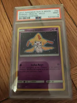 Pokemon - Shining Legends - Shining Jirachi 42/73 PSA9 - Image 1