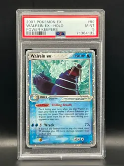 2007 Pokemon EX Power Keepers-WALREIN EX #99-ULTRA RARE HOLO -PSA MINT 9 - Image 1