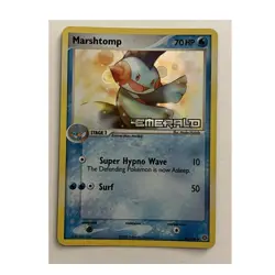 Pokemon TCG Marshtomp 36/106 EX Emerald Reverse Holo 70 HP English 2005 - Image 1