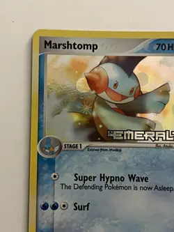 Pokemon TCG Marshtomp 36/106 EX Emerald Reverse Holo 70 HP English 2005 - Image 3
