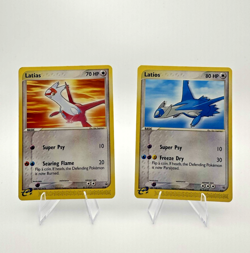 Latios #015 Latias #014 Pokemon TCG Nintendo Promos Black Star Promos LP - Image 1
