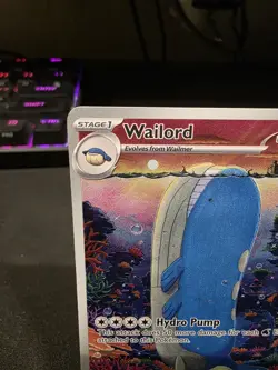 Pokemon Wailord 162/159 Illustration Rare Journey Together NM - Image 2