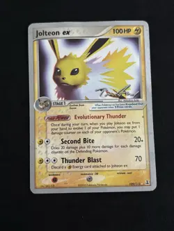 Jolteon ex - 2007 (Tom Roos) 109/113 World Championship Decks Pokemon TCG - DMG - Image 1