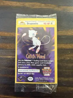 SEALED Wizards of the Coast Pokemon League Catch Mew! Promo Lot 4 English 1999 - Image 5