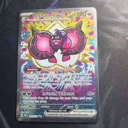 Pokemon TCG SV-Prismatic Evolutions Pecharunt EX #163/131 Special Illustration - Image 1